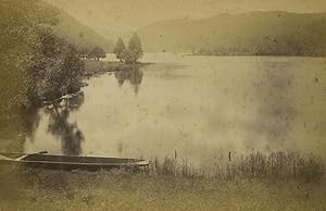 Seller image for France Gerardmer Lac de Longemer Lake Old Photo Cabinet card Neurdein 1890 for sale by Bits of Our Past Ltd