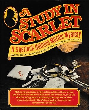 Bild des Verkufers fr A STUDY IN SCARLET, A Sherlock Holmes Murder Mystery Based on the famous story by Sir Arthur Conan Doyle zum Verkauf von A&F.McIlreavy.Buderim Rare Books