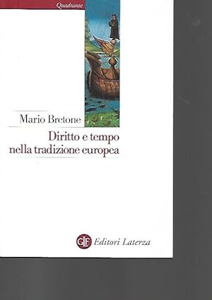 Immagine del venditore per Diritto e tempo nella tradizione europea venduto da Messinissa libri