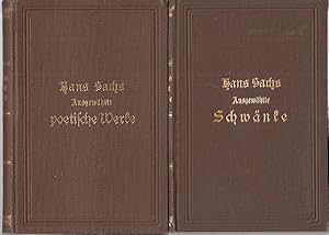 Immagine del venditore per Hans Sach`s ausgewhlte poetische Werke [2 Bde.] / Hans Sachs; Sprachlich erneuert und mit Anmerkungen versehen v. Karl Pannier; Universal-Bibliothek, Miniatur-Ausgaben in eleganten Ganzleineneinbnden, 1283/1284, 4004/4005 venduto da Licus Media