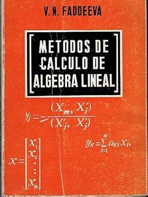 Immagine del venditore per Mtodos de clculo de lgebra lineal venduto da LIBRERA LAS HOJAS