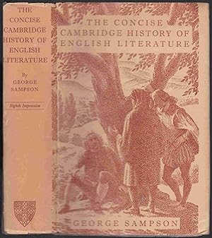 Bild des Verkufers fr A Concise Cambridge History of English Literature zum Verkauf von Graphem. Kunst- und Buchantiquariat