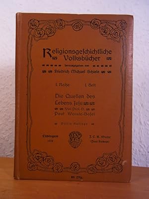 Immagine del venditore per Die Quellen des Lebens Jesu. Religionsgeschichtliche Volksbcher, I. Reihe, 1. Heft venduto da Antiquariat Weber