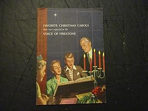 Imagen del vendedor de Favorite Christmas Carols a la venta por Dean's Books