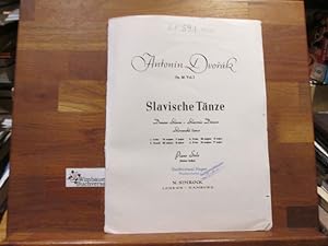 Slavische Tänze Op. 46 Vol I C-Dur und E-Moll Piano Solo