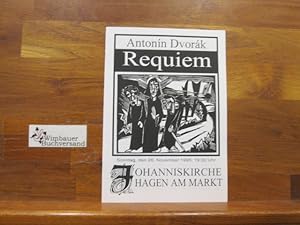 Programmheft Antonin Dvorak Requiem 26. November 1995