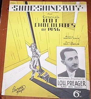 Imagen del vendedor de Shoe Shine Boy lou Preager 1936 rare Dance Band Large Sheet Music Guitar Piano Vocal a la venta por WeBuyBooks