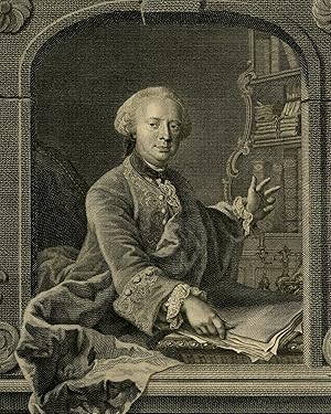 Antique Master Print-PORTRAIT-GIACOPO DURAZZO-DIPLOMAT-Meytens-Wagner-1765