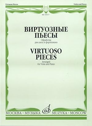 Bild des Verkufers fr Virtuozo Pieces. Arranged for Viola and Piano zum Verkauf von Ruslania