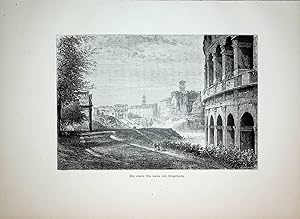 Bild des Verkufers fr ROMA / ROME / ROM Via Sacra, Italia, Veduta ca. 1880 zum Verkauf von ANTIQUARIAT.WIEN Fine Books & Prints