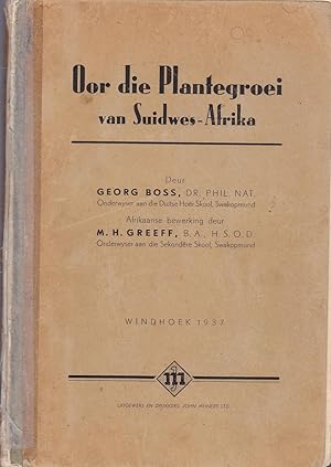 Oor Die Plante Groei Van Suidwes-Afrika