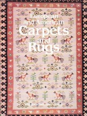 Bild des Verkäufers für European and American Carpets and Rugs zum Verkauf von Quagga Books ABA ; ILAB