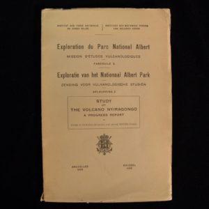 Study of the Volcano Nyiragongo. A Progress Report issued by the Institute Des Parcs Nationaux du...