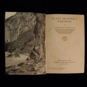 Imagen del vendedor de Plant Hunter's Paradise a la venta por Quagga Books ABA ; ILAB