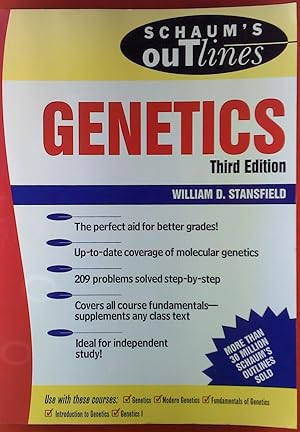 Seller image for GENETICS Third Edition. Schaum s Outlines. for sale by biblion2
