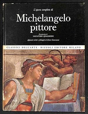 Imagen del vendedor de L'opera completa di Michelangelo pittore a la venta por Els llibres de la Vallrovira