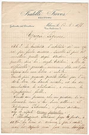 (Trieste, 1834  Milano, 1916). Editore e giornalista italiano, fondatore dell'omonima casa editr...