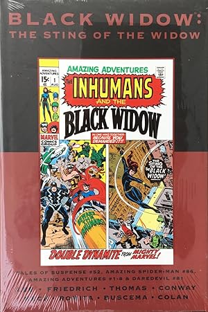 Bild des Verkufers fr MARVEL PREMIERE CLASSIC Vol. 28 BLACK WIDOW : Sting of the Widow (Direct Market Limited Hardcover Edition) zum Verkauf von OUTSIDER ENTERPRISES