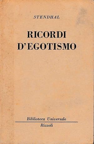 ricordi d'egotismo