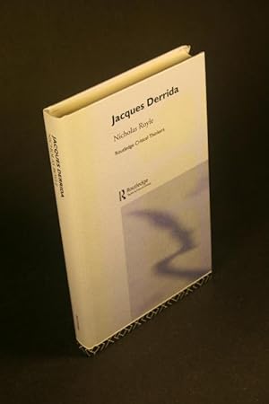 Imagen del vendedor de Jacques Derrida. a la venta por Steven Wolfe Books