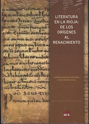 Imagen del vendedor de Literatura en La Rioja: de los orgenes al Renacimiento ISBN 978-84-9960-108-3 Estado nuevo a la venta por Librera Hijazo