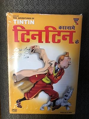 Imagen del vendedor de The Adventures of TINTIN - DVD Box Set from India in HINDI. Contains 21 DVDs from the Adventures of Tintin. From Tintin in America to Tintin and the Picaros (Officially Licensed, UNOPENED - NEW) a la venta por CKR Inc.