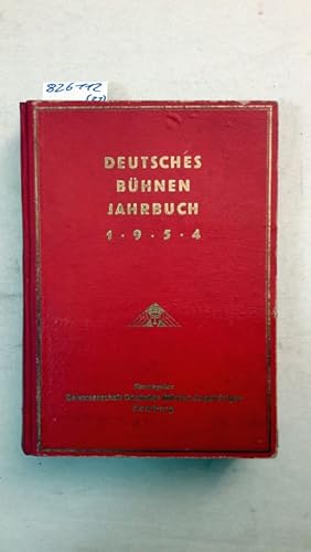 Deutsches Bühnen-Jahrbuch 1952 bis 1973. Ohne 1953.