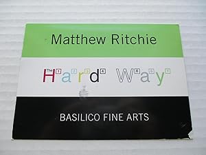 Bild des Verkufers fr Matthew Ritchie Hard Way Basilico Fine Arts 1996 Exhibition invite postcard zum Verkauf von ANARTIST