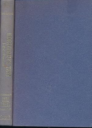 Rohrschach's Test. 3 Volumes. 1. Basic Processes. 2. A Variety of Personality Pictures. 3. Advanc...