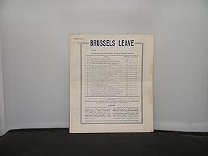 Brussels Leave / Leave Map of Brussels, Published by British Army Welfare Services and Education ...