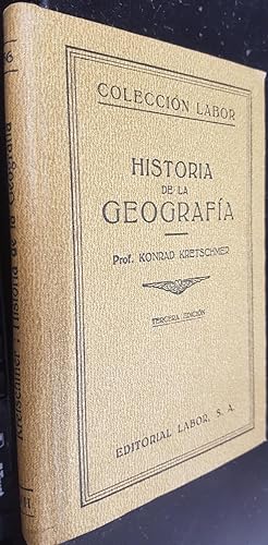 Imagen del vendedor de Historia de la Geografa. Coleccin Labor nmero 56 a la venta por Librera La Candela