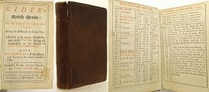 Imagen del vendedor de RIDER S BRITISH MERLIN: For the Year of our Lord God 1744. Being the Bissextile or Leap-Year. Adorn d with many delightful and useful Verities, fitting all capacities in the Islands of Great Britain s Monarchy. With Notes of Husbandry, Fairs, Marts, and Tables for many necessary Uses. Completed for his Country s Benefit by . [Bound with]. THE COURT KALENDAR Compleat, For the Year 1744. a la venta por Francis Edwards ABA ILAB