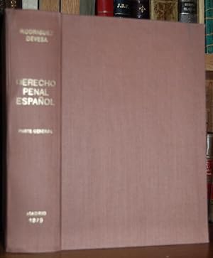 Imagen del vendedor de DERECHO PENAL ESPAOL. Parte general. Sptima edicin a la venta por Fbula Libros (Librera Jimnez-Bravo)