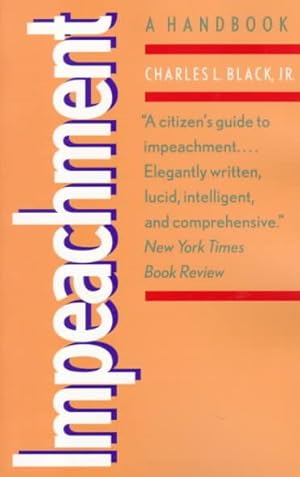 Seller image for Impeachment : A Handbook for sale by GreatBookPrices