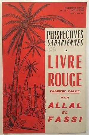 Seller image for Livre rouge : Premiere Partie [Perspectives Sahariennes] for sale by Joseph Burridge Books