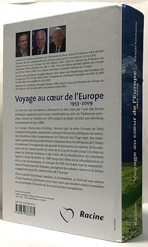 Voyage au coeur de l'Europe : 1953-2009 : Histoire du Groupe Démocrate-Chrétien et du Parti Popul...