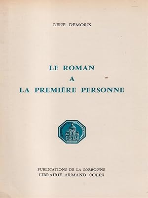 Seller image for Le roman a la premiere personne for sale by Librodifaccia
