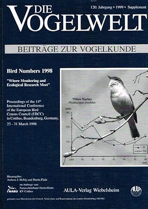 Imagen del vendedor de Die Vogelwelt. Beitrge zur Vogelkunde. Bird Numbers 1998: Where Monitoring and Ecological Research meet. a la venta por Antiquariat Bernhardt