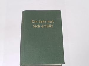Bild des Verkufers fr Ein Jahr hat sich erfllt. Ein Roman in der Landschaft der Eifel zum Verkauf von Der-Philo-soph