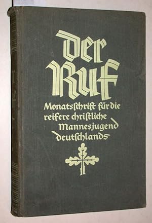 Seller image for Der Ruf. Monatsschrift fr die reifere christliche Mannesjugend Deutschlands 14. Jahrgang 1935. for sale by Versandantiquariat Kerstin Daras