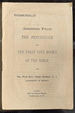 Seller image for Selections From The Pentateuch Or The First Five Books Of The Bible for sale by Shore Books