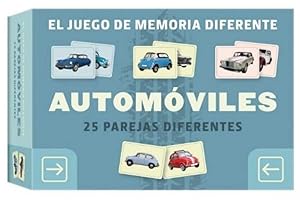 Juego de memoria diferente automoviles 25 parejas diferentes