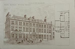 Seller image for Bristol. The Dispensary. Castle Green. for sale by theoldmapman