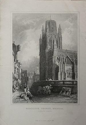 Image du vendeur pour Bristol. Redcliffe Church, looking North. mis en vente par theoldmapman