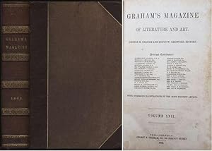 Graham's Magazine of Literature and Art Volume XXII and XXIII 1843 by George R. Graham and Fufus ...