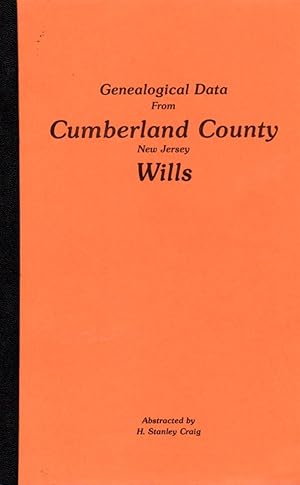 Seller image for Genealogical Data from Cumberland County New Jersey Wills for sale by Clausen Books, RMABA