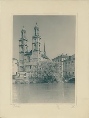 Foto Zürich Stadt Schweiz, Großmünster