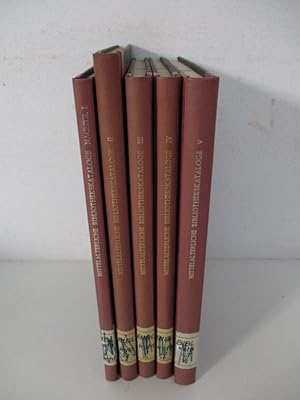 Mittelalterliche Bibliothekskataloge Österreichs. (Hier): 5 Bände im Konvolut.