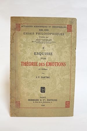 Esquisse d'une théorie des émotions