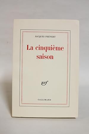 Image du vendeur pour La cinquime saison mis en vente par Librairie Le Feu Follet